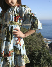 Cargar imagen en el visor de la galería, Vestido tropical mil lazos azul