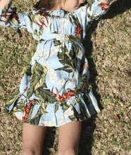 Cargar imagen en el visor de la galería, Vestido tropical mil lazos azul