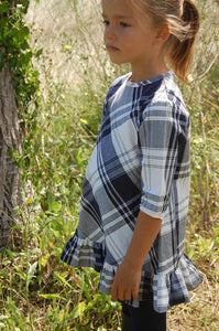 Vestido Chess azul