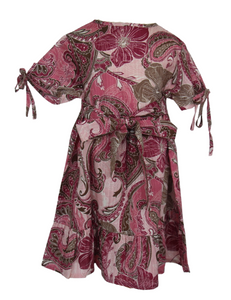 Vestido Hippie Paramecio rosa y morado