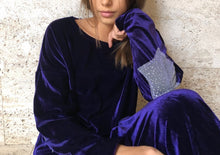 Charger l&#39;image dans la galerie, Jersey velvet morado