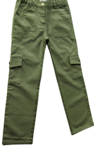 Load image into Gallery viewer, Pantalon cargo verde