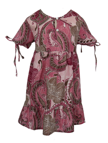 Vestido Hippie Paramecio rosa y morado